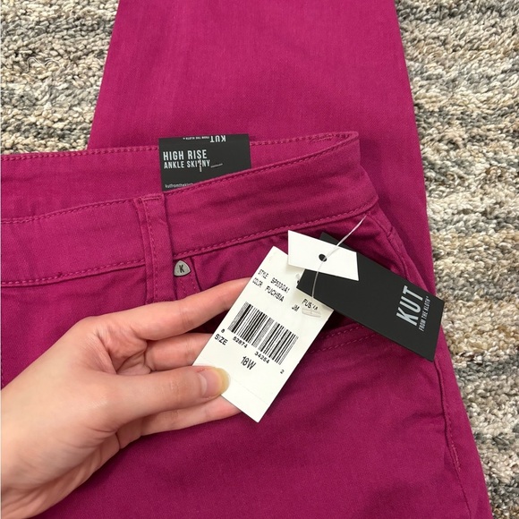 KUT From The Kloth High Rise Ankle Skinny Jeans Sz 18W NWT | KUT Skinny Jeans - Picture 4 of 13